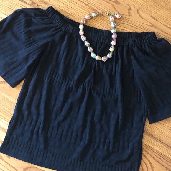 Nally & Millie Off-the-Shoulder-Top - Picture 1 of 5